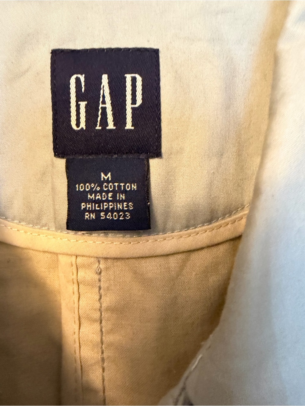 GAP Light Blue Women's Single-Breasted Trench Spring Coat - Picture 7 of 8